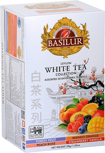 BASILUR White Tea Assorted prebal 20 x 1.5 g