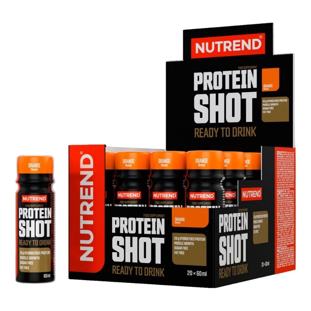 Nutrend Protein Shot 20x60ml pomaranč