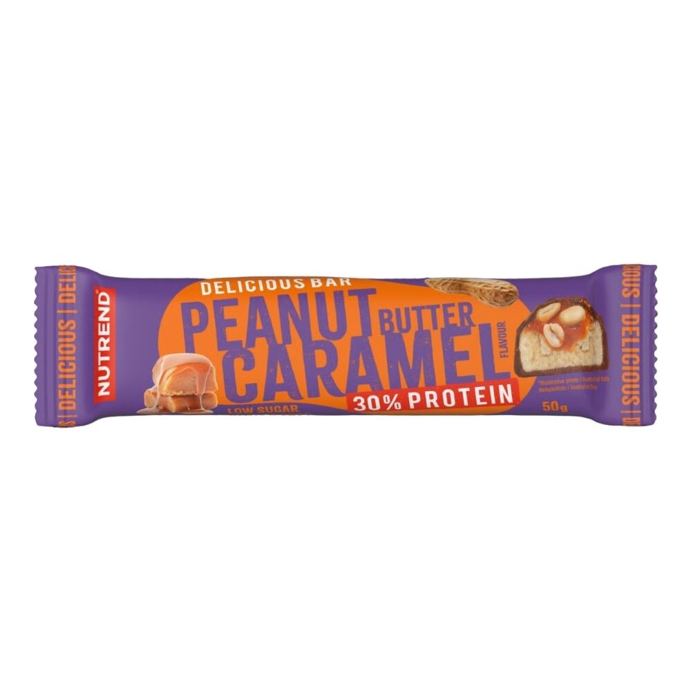 Nutrend Delicious Bar 50g arašidové maslo+karamel