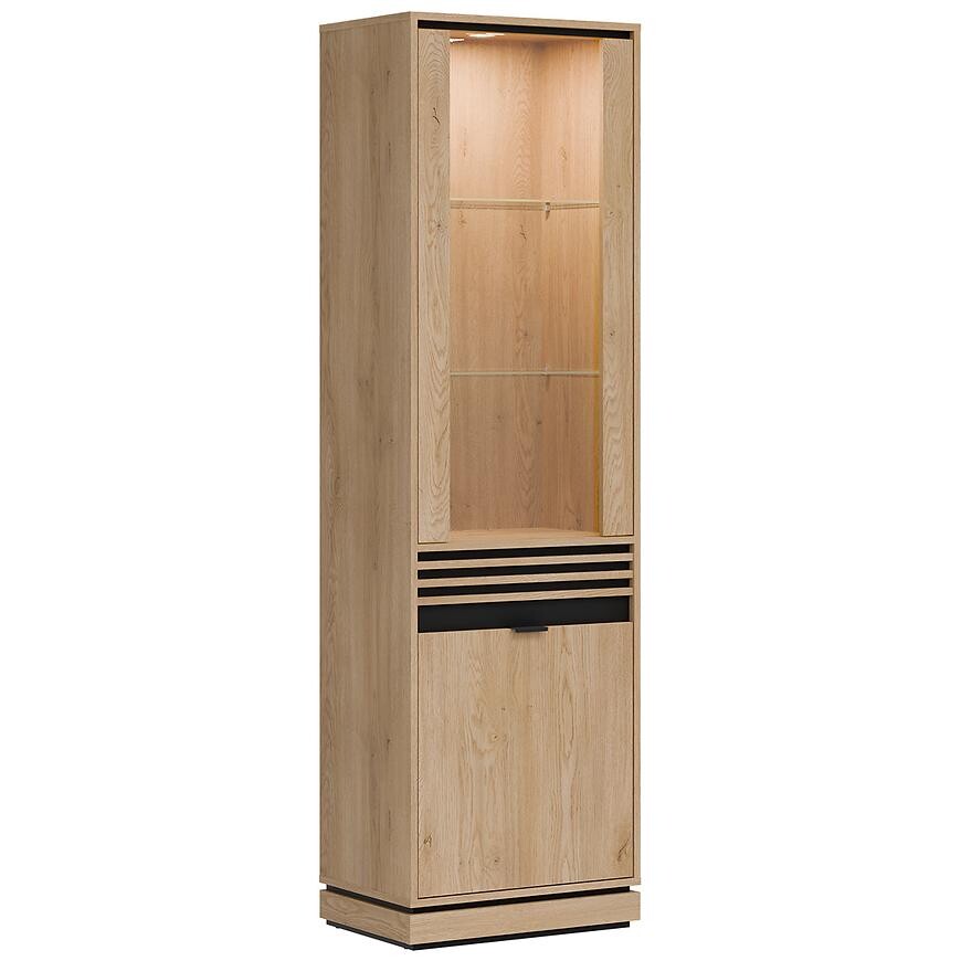 Vitrína L/P Ferro FE05 dub crem torro