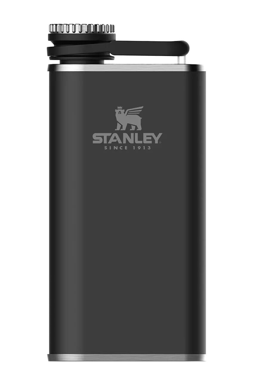 Ploskačka Stanley The Easy-Fill Wide Mouth Flask 0,23 L čierna farba
