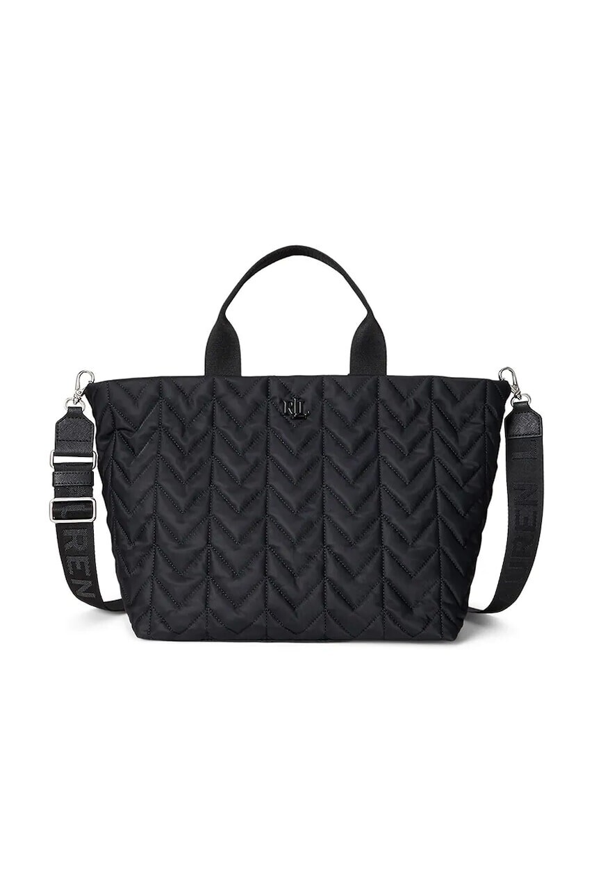 Kabelka Lauren Ralph Lauren čierna farba, 431974398
