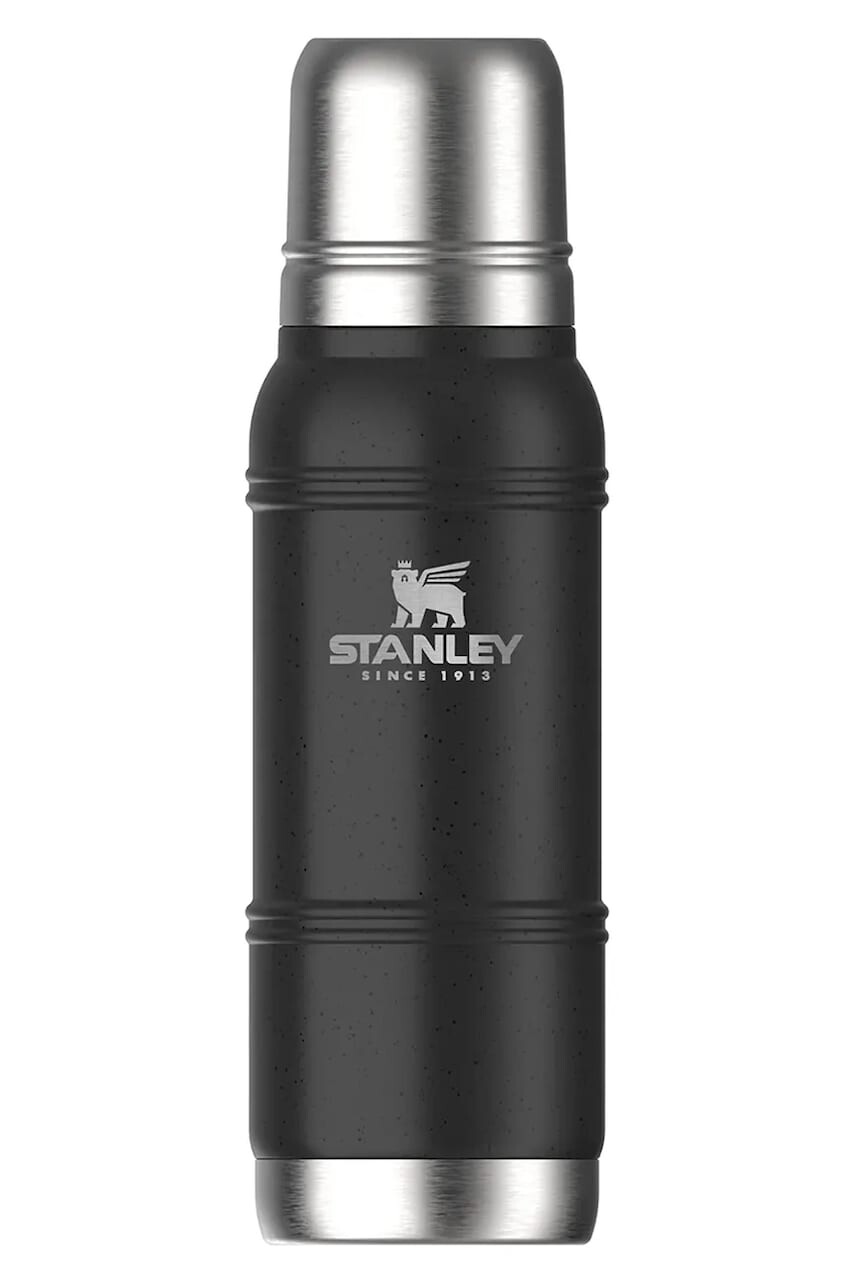 Termo fľaša Stanley The Artisan Thermal Bottle 1 L čierna farba