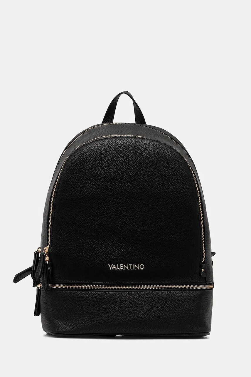 Ruksak Valentino Bags dámsky, čierna farba, veľký, jednofarebný, VBS7LX02