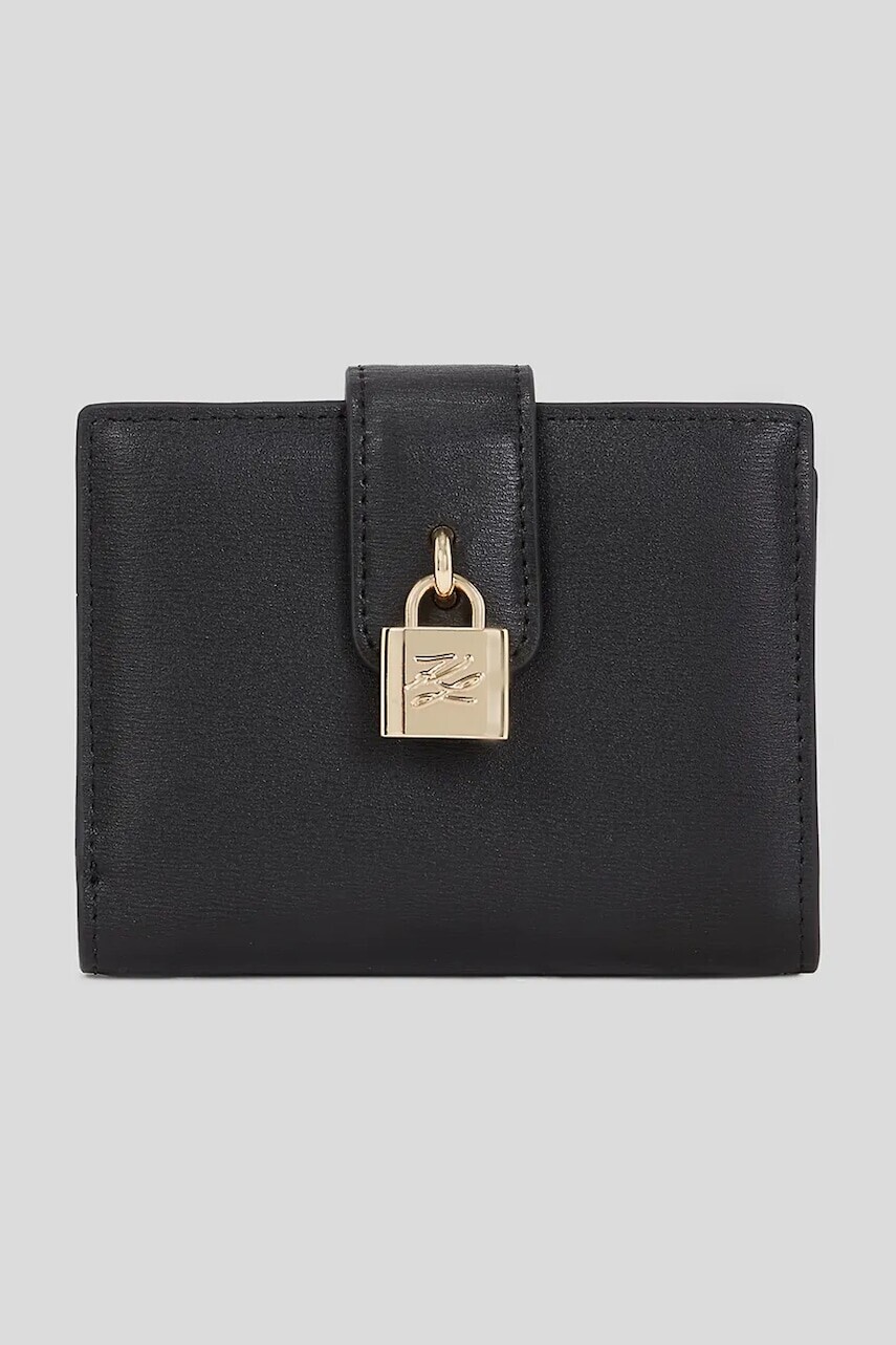 Peňaženka Karl Lagerfeld dámska, čierna farba, A3W32039