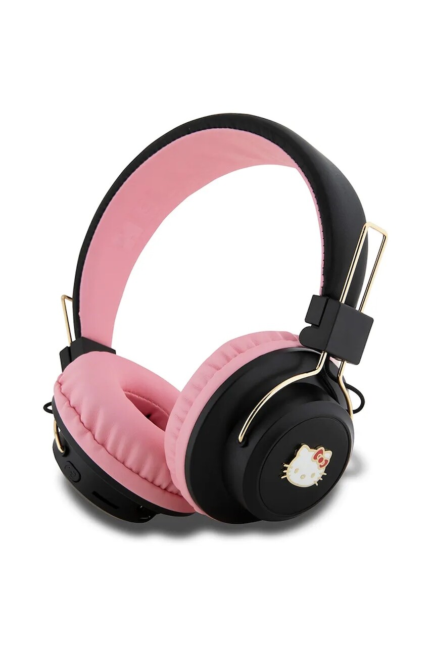 Bezdrôtové slúchadlá Hello Kitty HKBH9KHLMP čierna farba