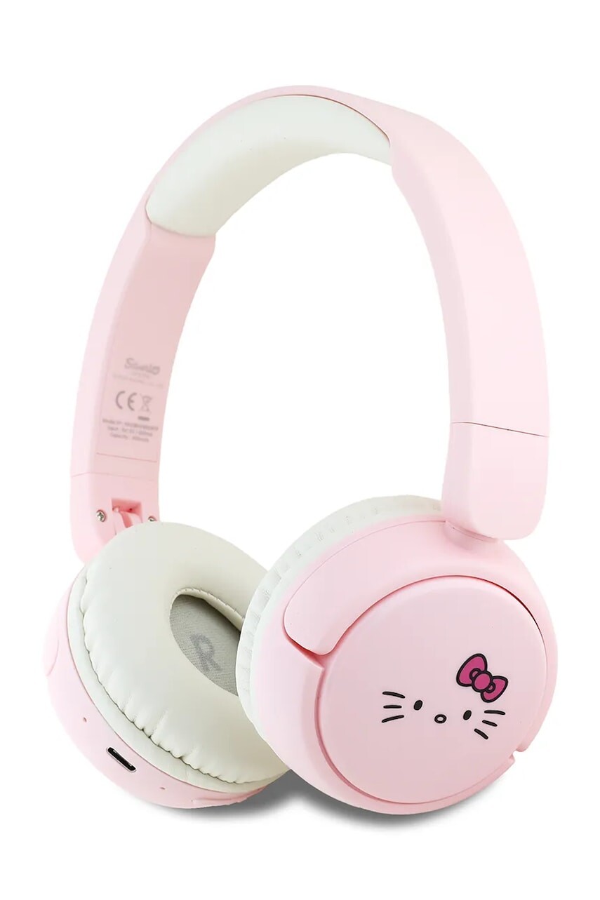 Bezdrôtové slúchadlá Hello Kitty HKOBHV6ROKFP ružová farba