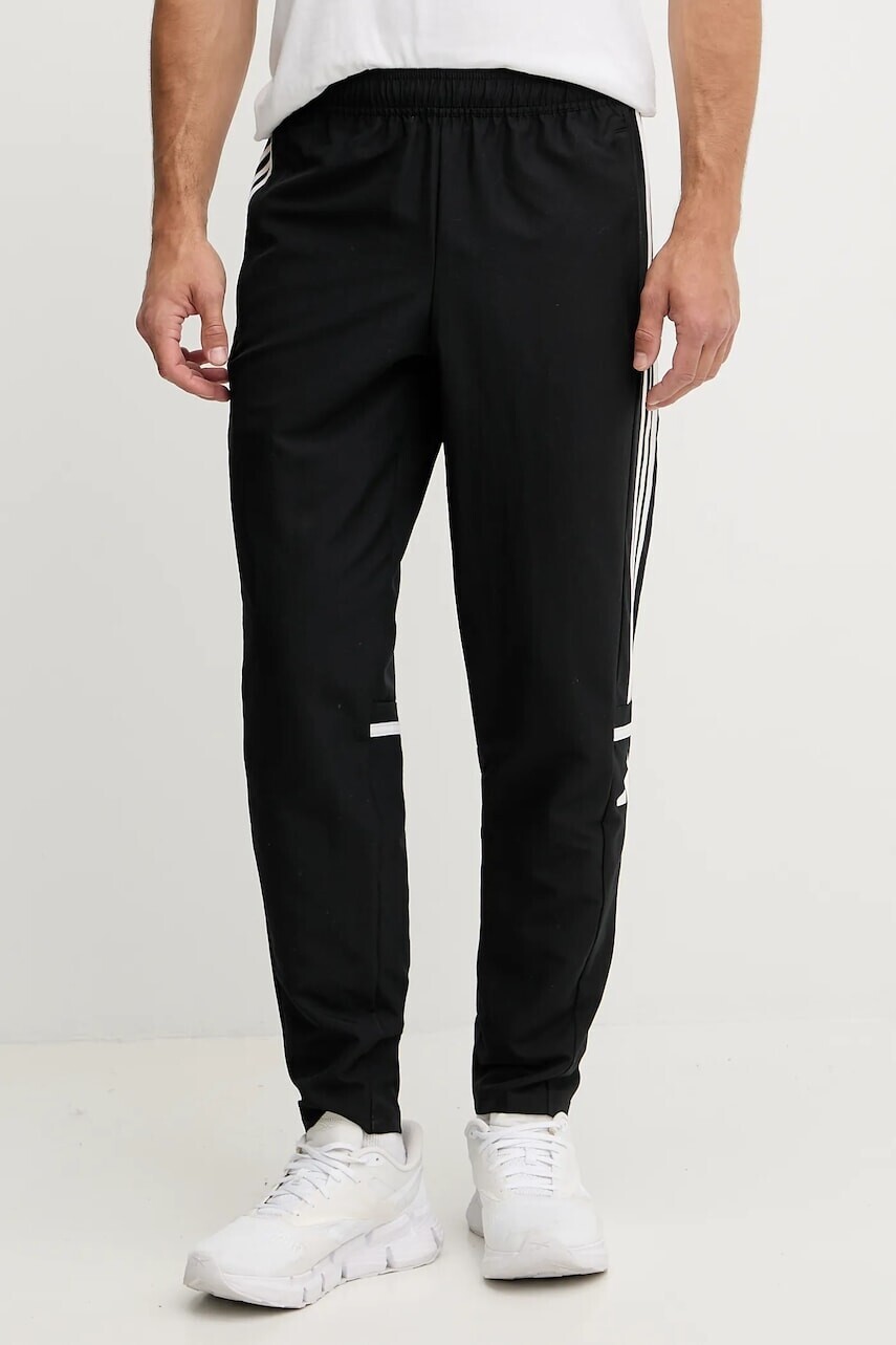 Tepláky adidas Performance SQUADRA čierna farba, vzorované, JD9273