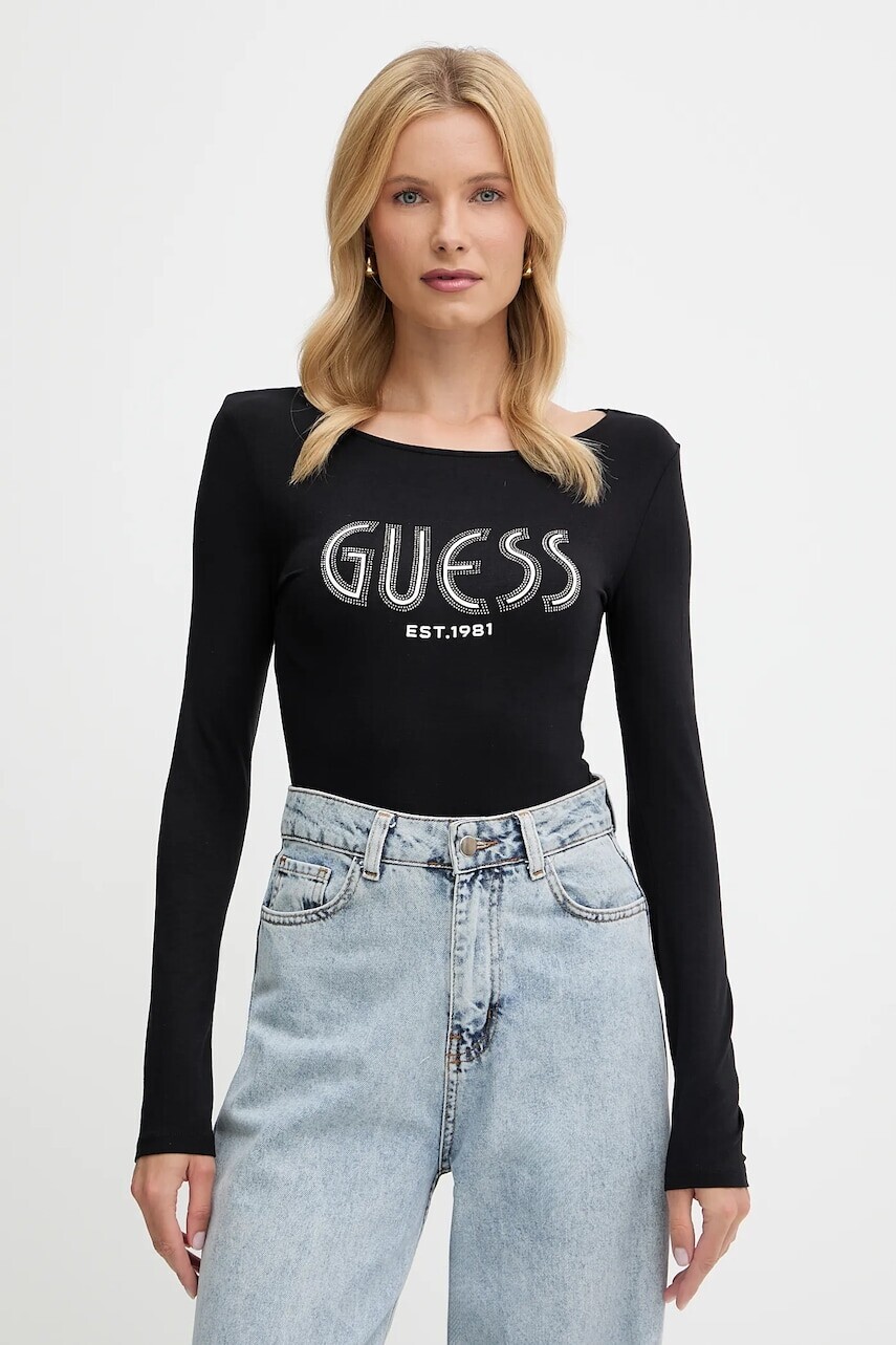 Body Guess NEVA čierna farba, W5YP05 K68D2
