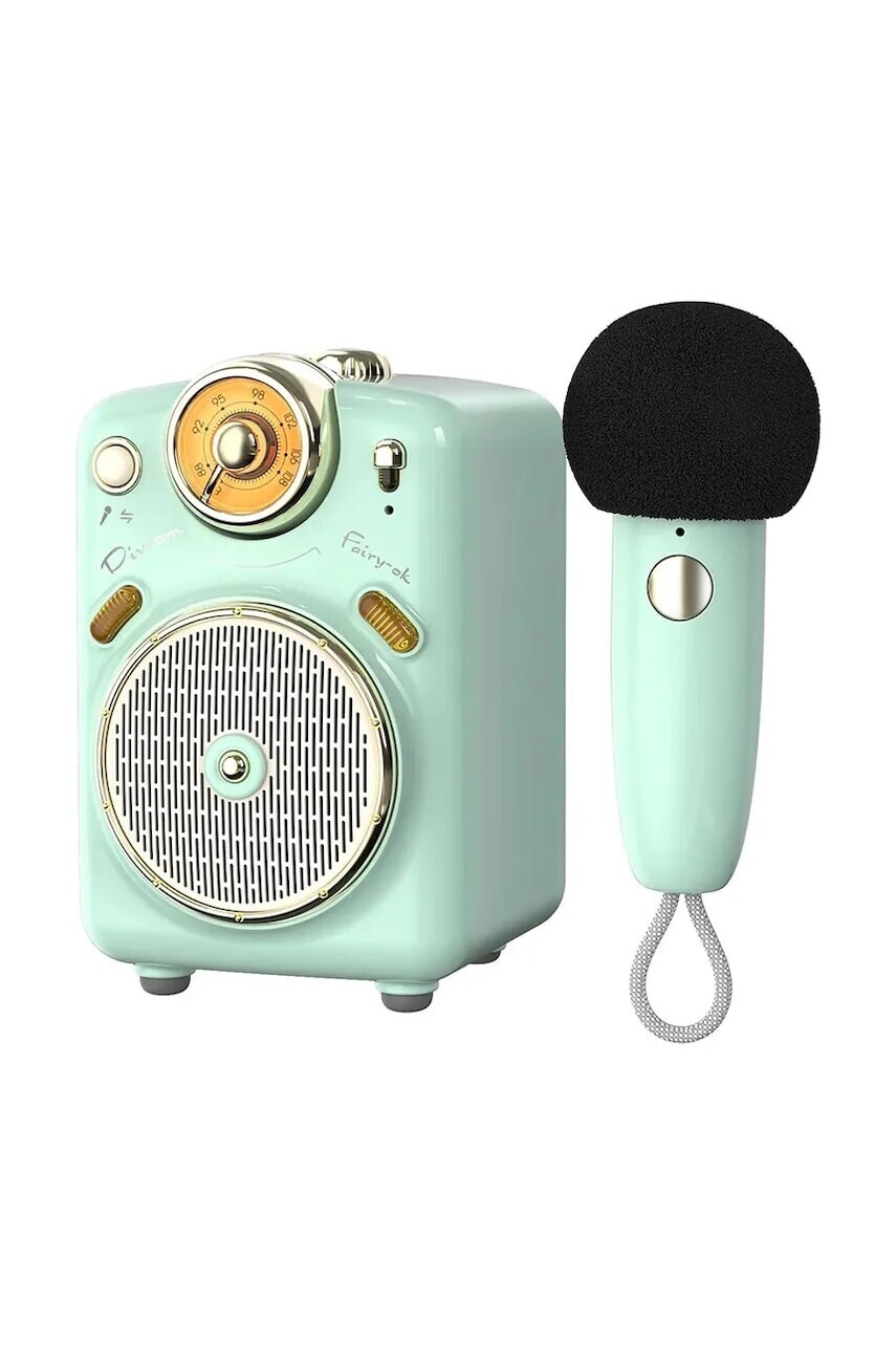 Bezdrôtový reproduktor a mikrofón Divoom Karaoke Fairy OK tyrkysová farba