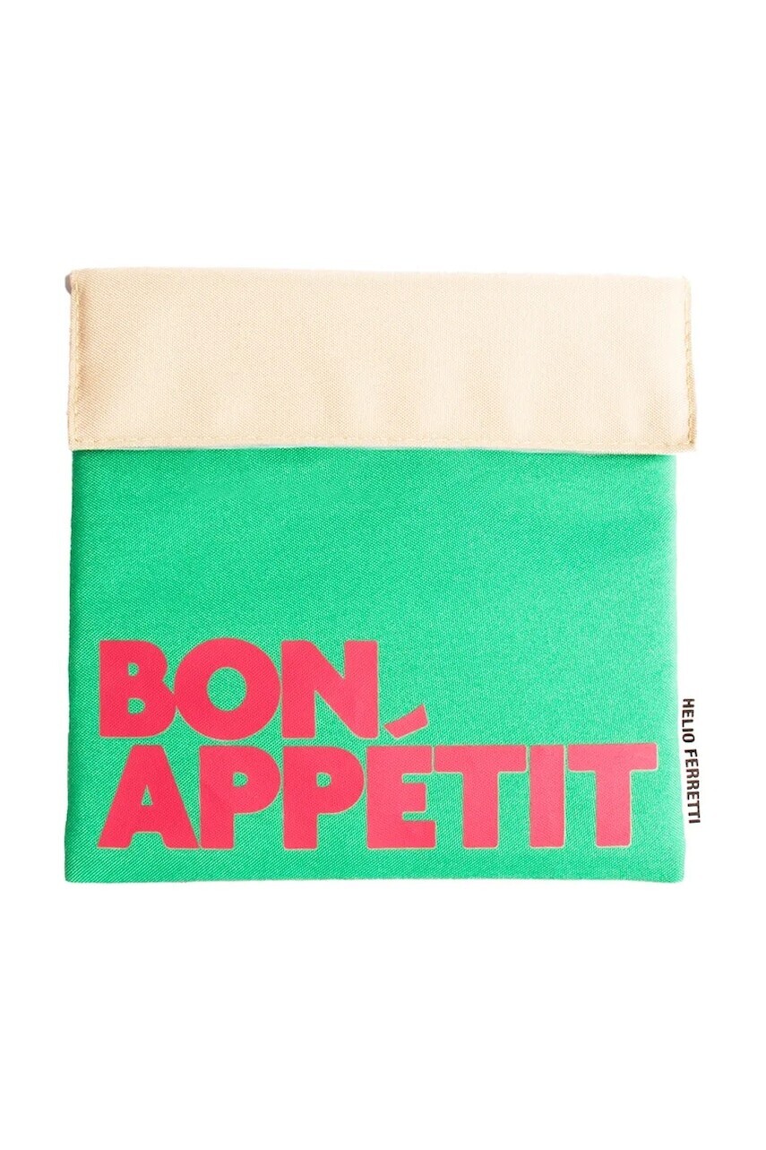 Vrecko na občerstvenie Helio Ferretti Bon Apetite18 x 18 cm viac farieb