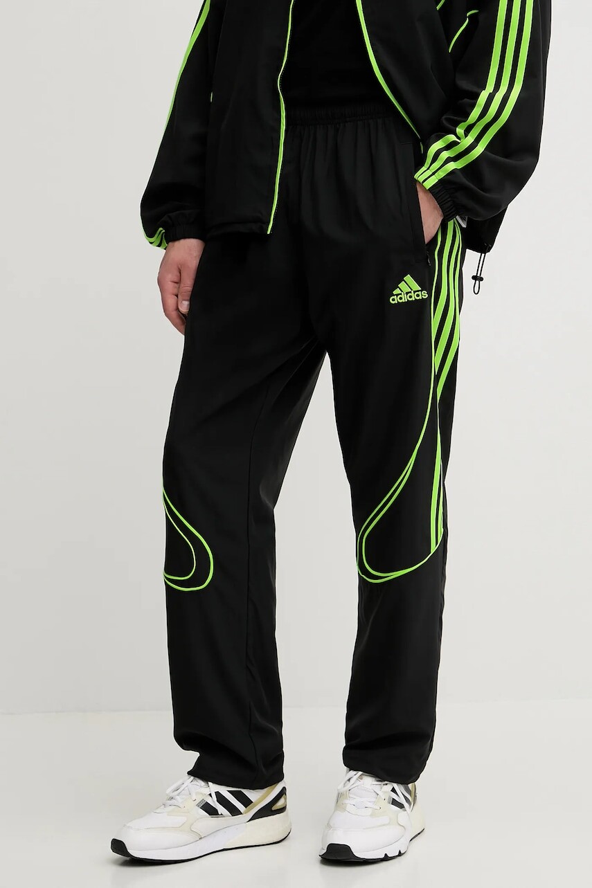 Tepláky adidas Originals Teamgeist čierna farba, s nášivkou, JW5869