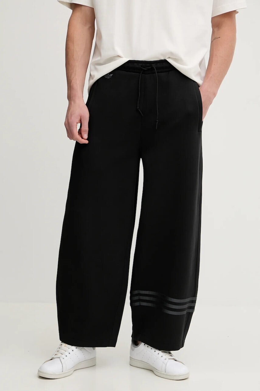 Tepláky adidas Originals Neuclassics čierna farba, s nášivkou, JW5445