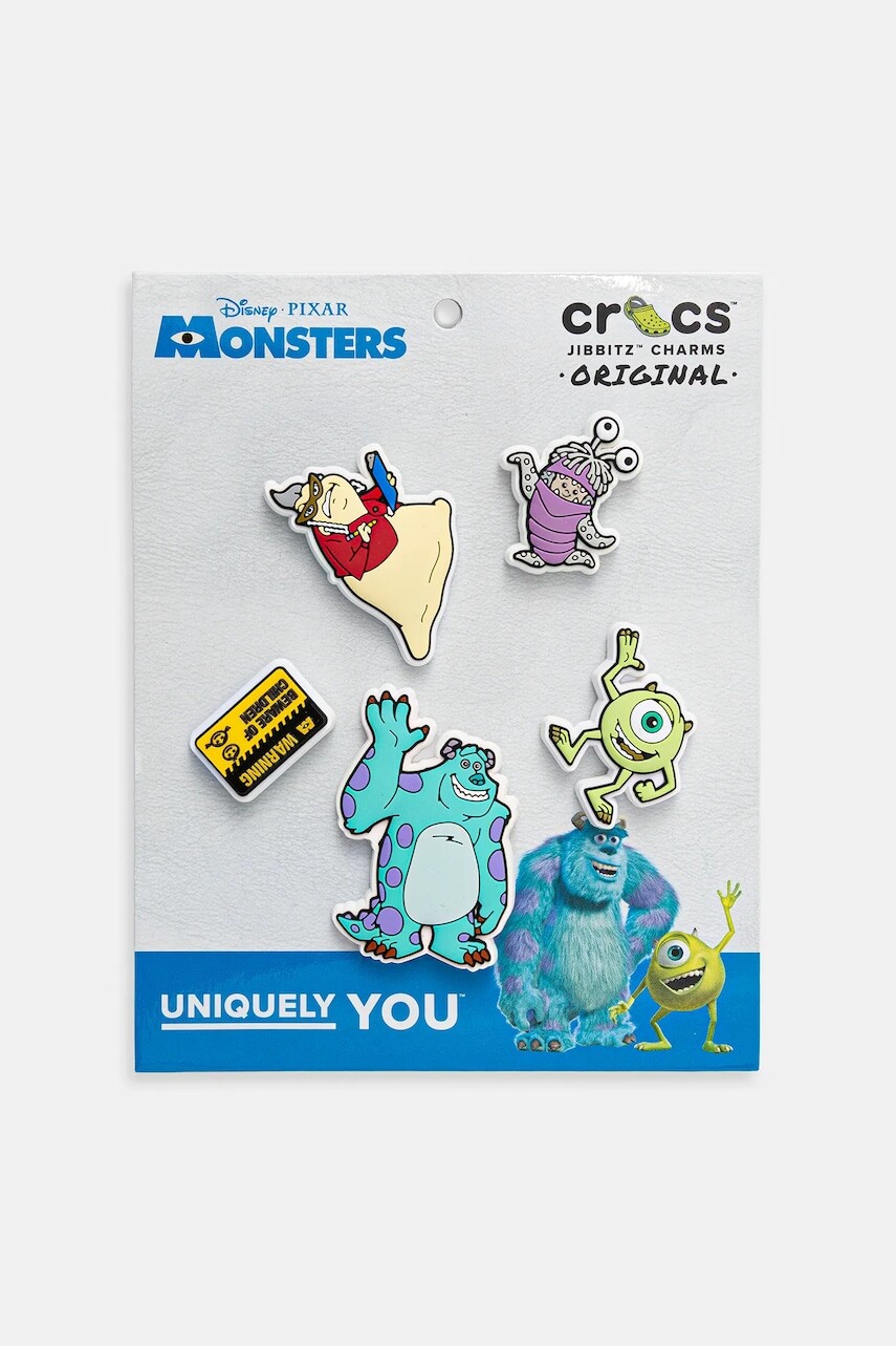 Detské odznaky na topánky Crocs Monsters Inc 5Pck 5-pak viac farieb, 10014921