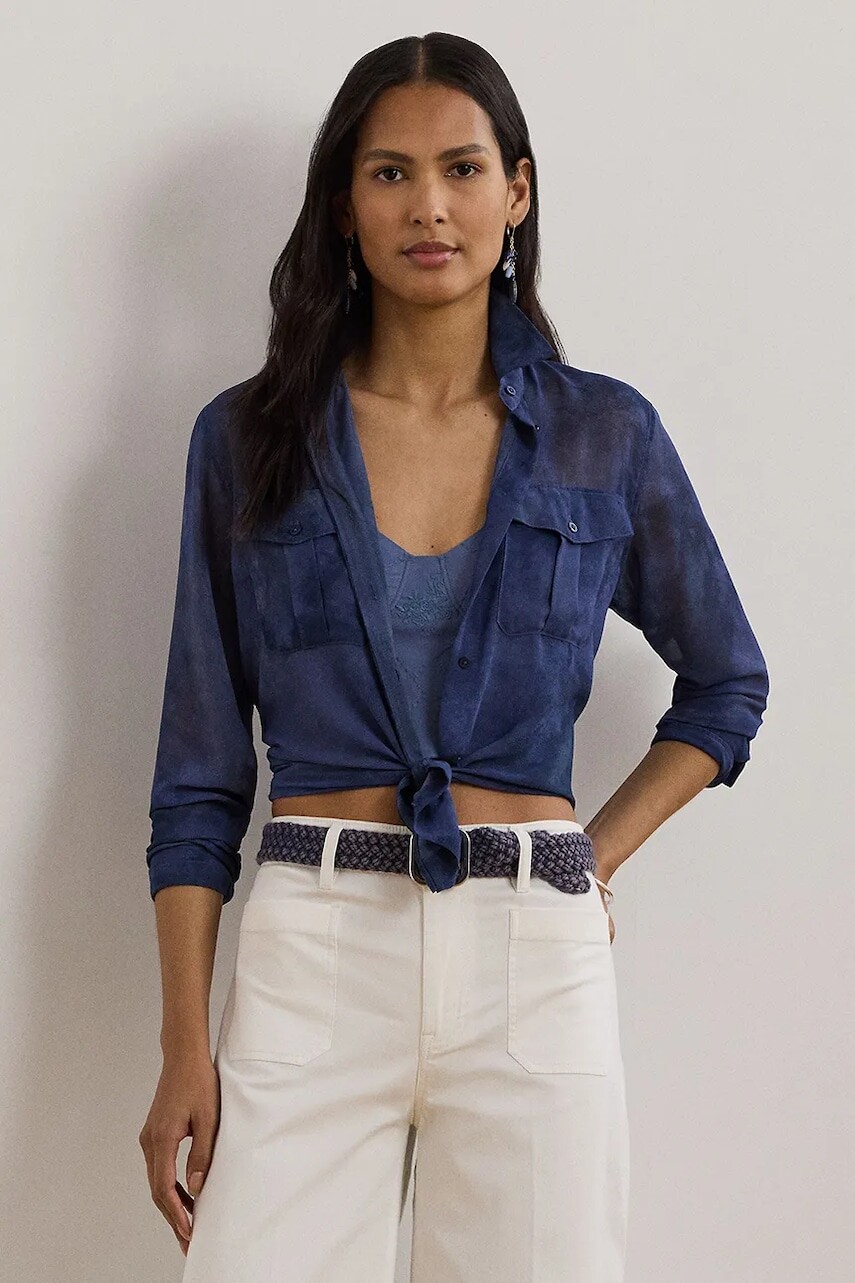 Košeľa Lauren Ralph Lauren regular, s klasickým golierom, 200970723