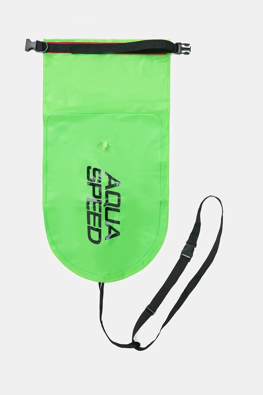 Bezpečnostná bója Aqua Speed zelená farba, Swim.Buoy