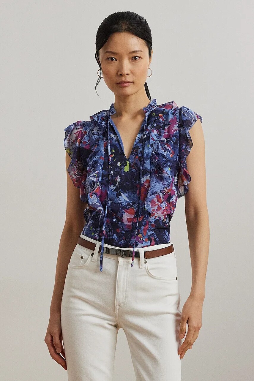 Blúzka Lauren Ralph Lauren vzorovaná, 200970718