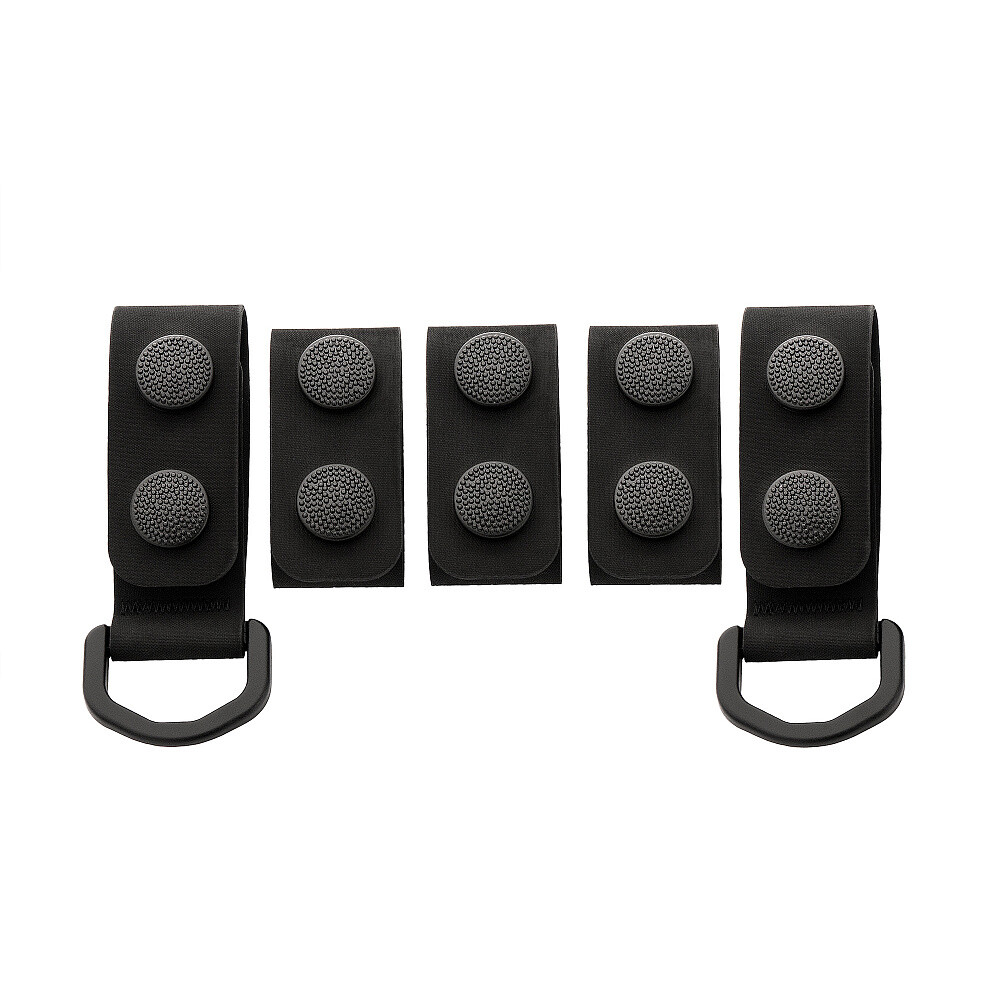 Pútka na opasok M-Tac Tactical Attachnments 5 ks - čierna