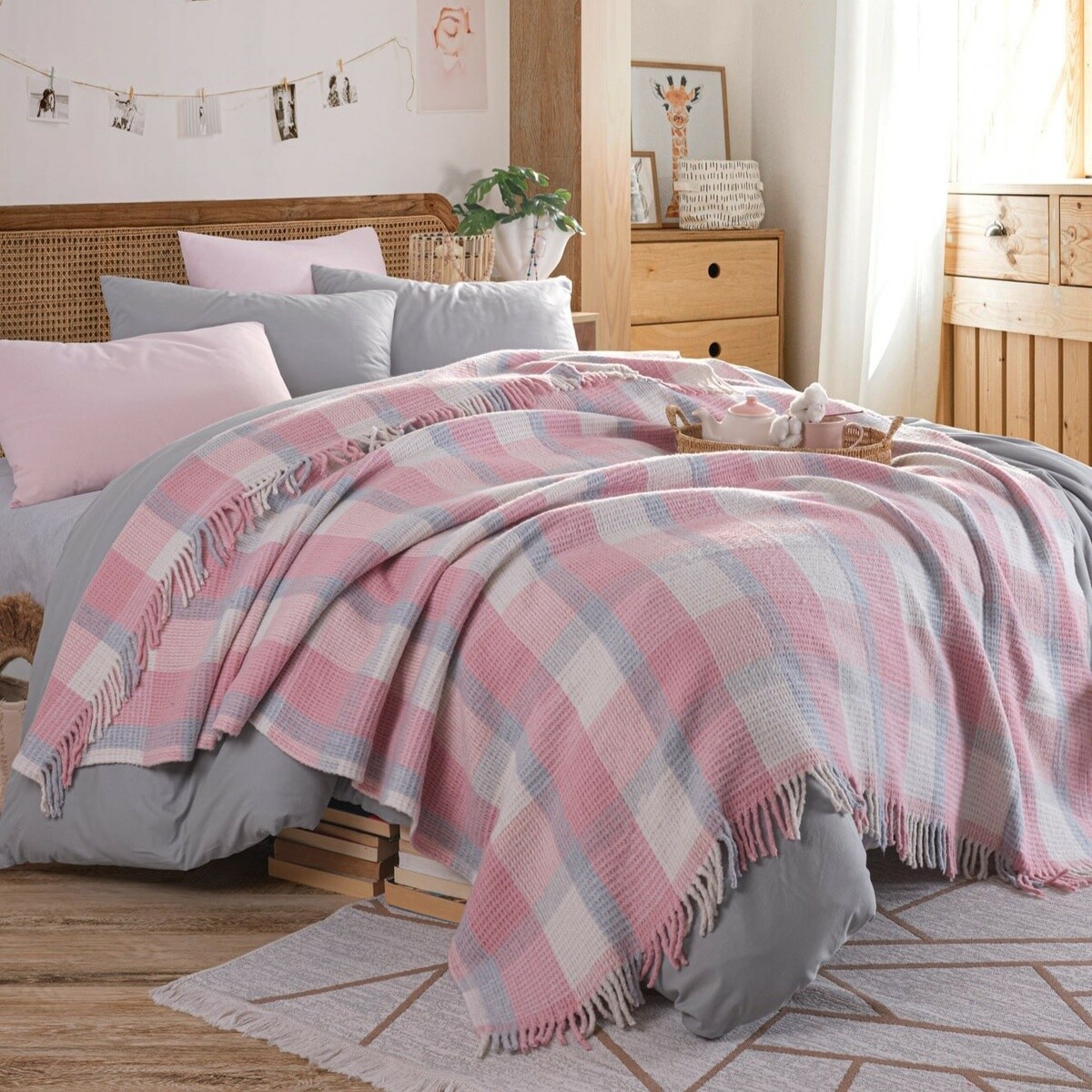 Deka Warm Soft púdrová, 180 x 220 cm