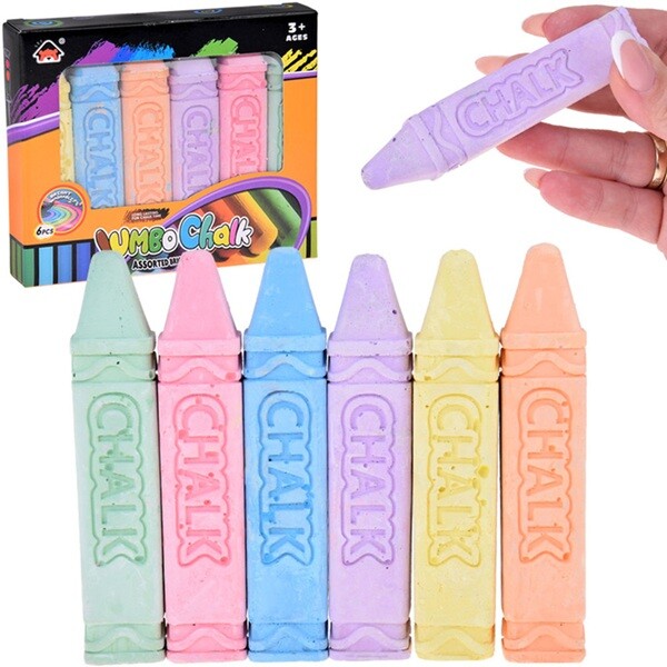 Farebná krieda JUMBO 6 ks