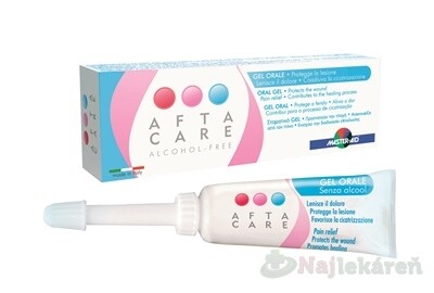 MASTER AID AFTA Care Ústny gél na afty a drobné ústne poranenia 10ml