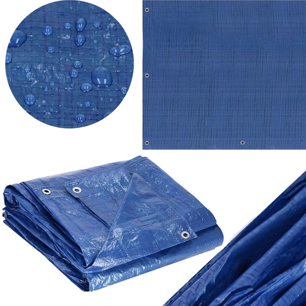 Hrubá ochranná plachta 3x4 m - 60g/m2 - modrá