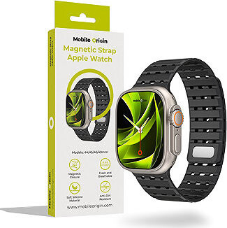 Mobile Origin Magnetic Strap Apple Watch 49 mm/46 mm/45 mm/44 mm Black