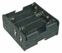Puzdro batérie R6x8 vedľa, nad