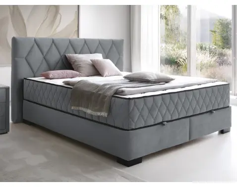 Posteľ Reve 180x200 cm, holubia šedá látka%