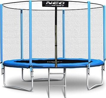 Neo-Sport Záhradná trampolína 10 stôp/312 cm s vonkajšou sieťou a rebríkom