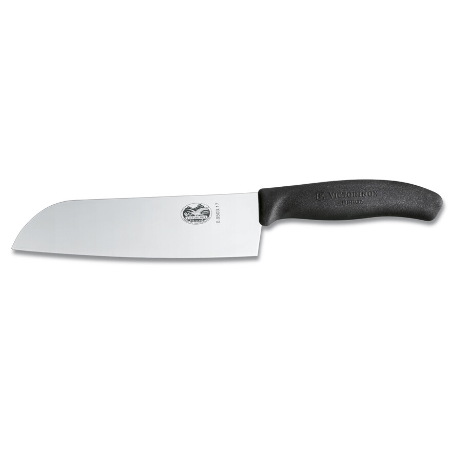 Nôž Santoku Victorinox 17 cm čierny