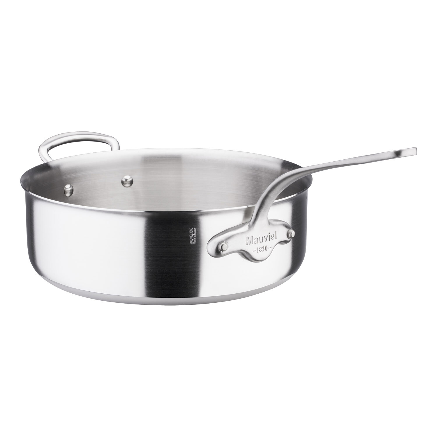 Panvica na soté M'COOK 28 cm, nerezová oceľ, Mauviel