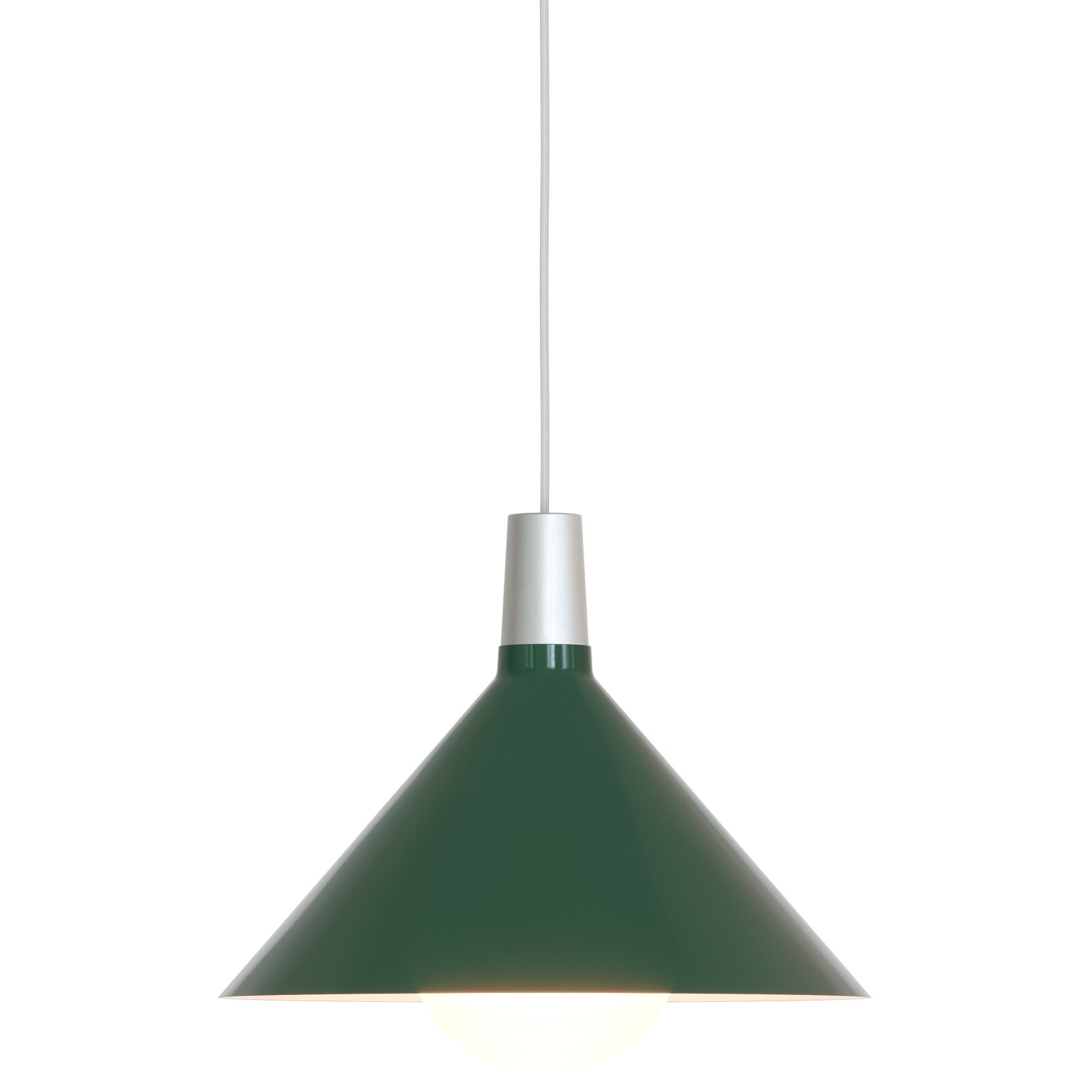 Závesná lampa BOWER 35 cm, zelená, hliník, Tala