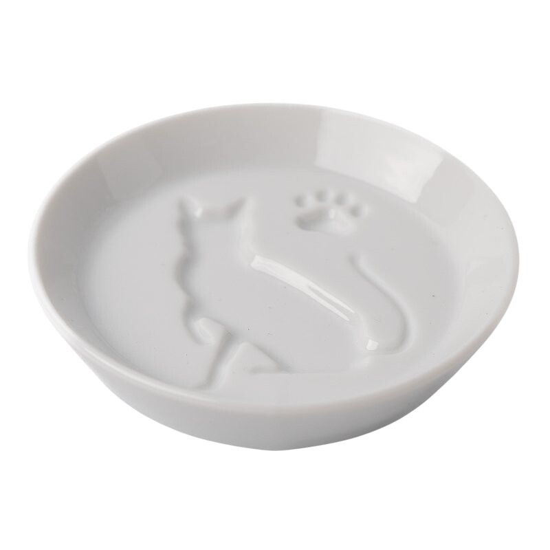 Miska na omáčku CAT, biela, keramika, MIJ
