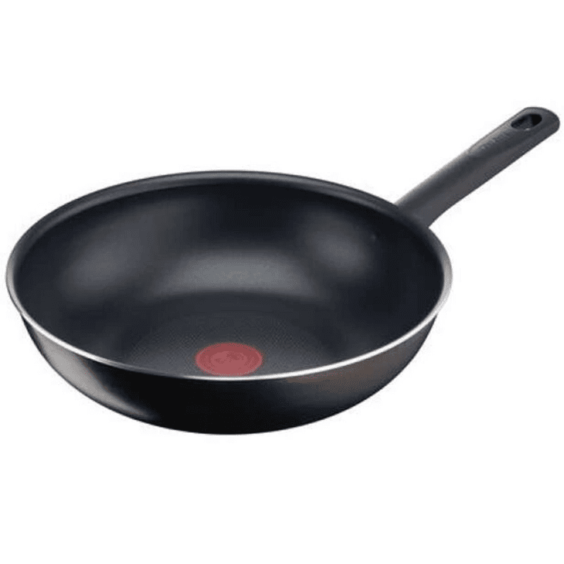 Wok EARLY PLUS B5681983 28 cm, čierna, hliník, Tefal