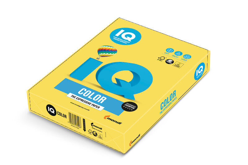 Papier xerografický IQ A4/160g 250 listov kanárikovo žltý