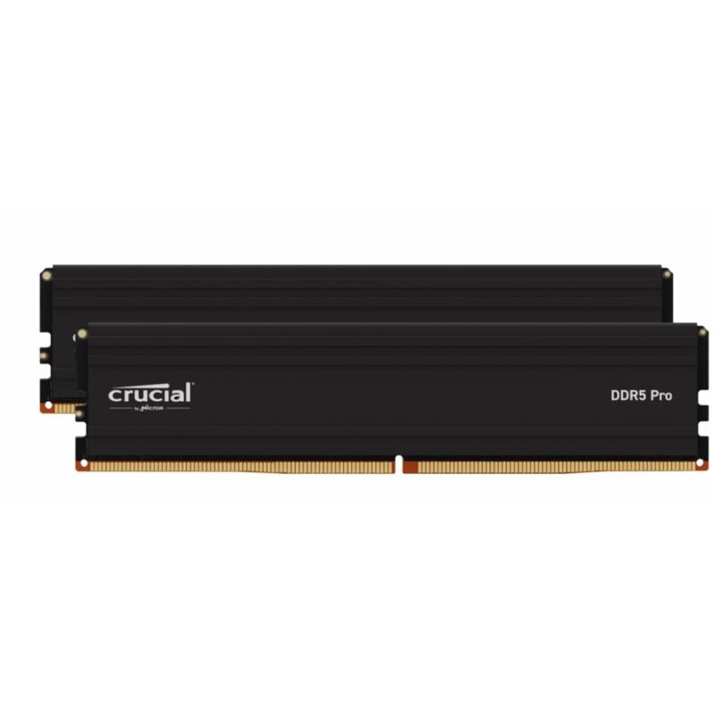 Crucial 96GB (2x48GB) Kit DDR5 5600 CL46 Black UDIMM CP2K48G56C46U5