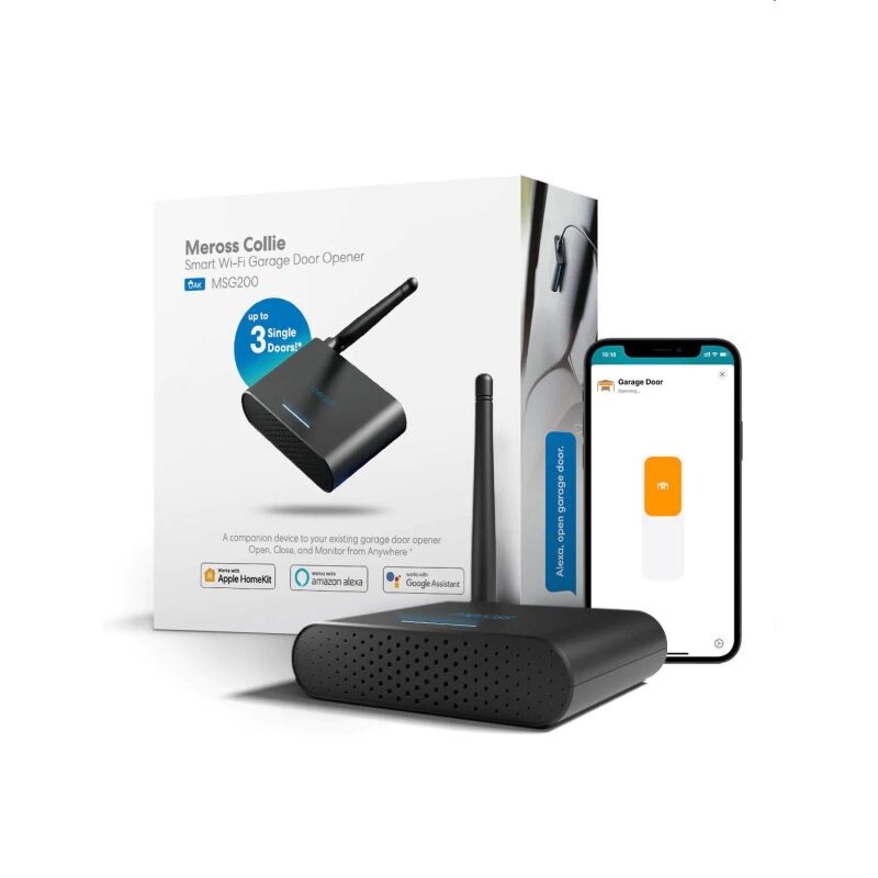 Meross Smart Wi-Fi Ovládanie otvárania garážových brán - podpora až 3 garážových brán MSG200HK(EU)
