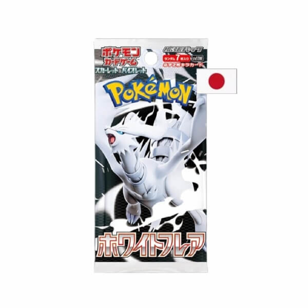 Nintendo Pokémon Scarlet and Violet White Flare Jumbo Booster - 35 kariet - japonský