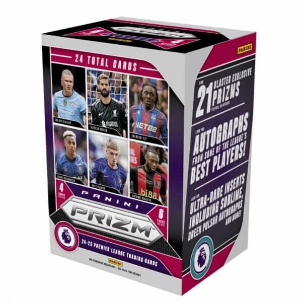 Panini 2024-2025 Panini Prizm Premier League Soccer Blaster box - futbalové karty
