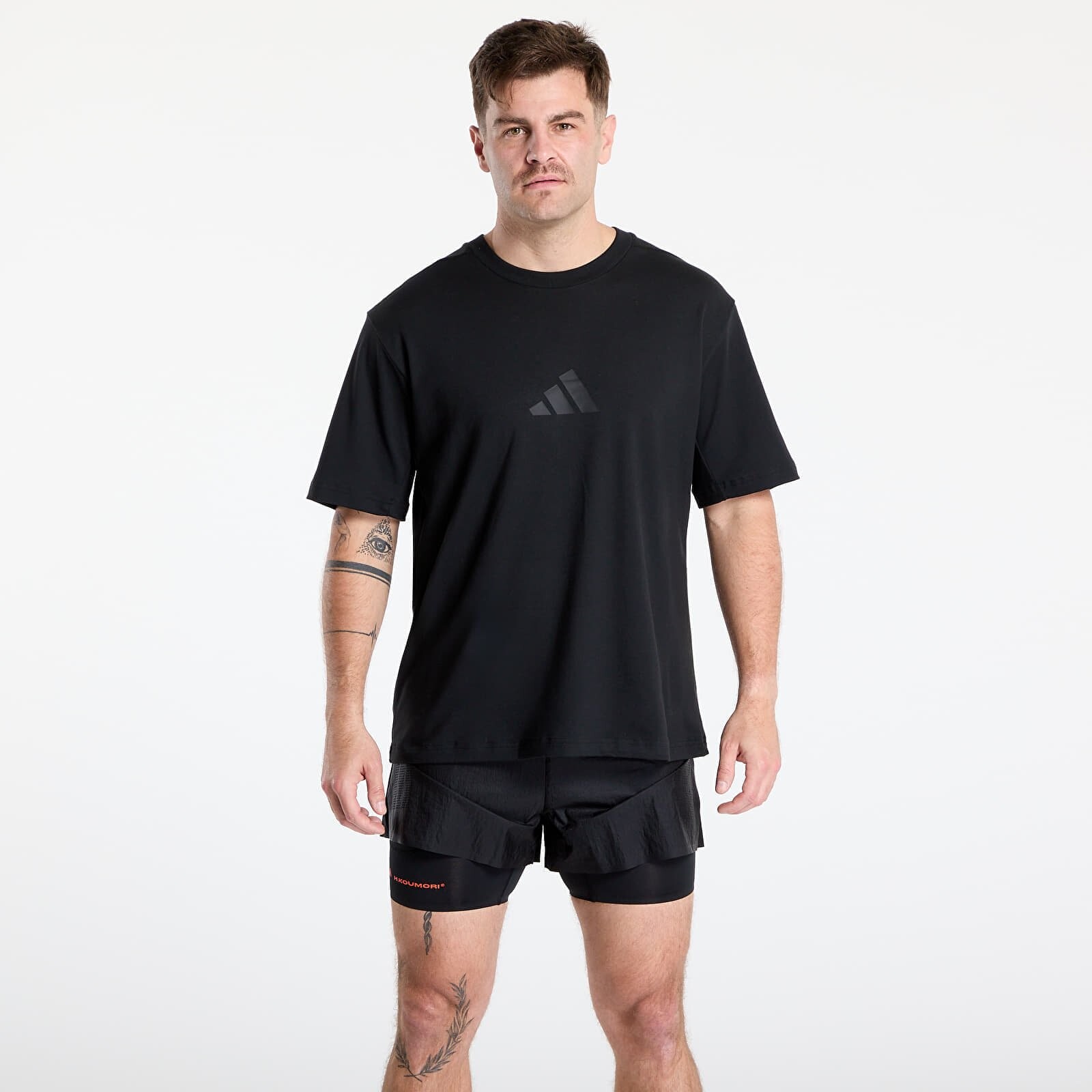 Tričko adidas Z.N.E. Loose Fit T-Shirt Black/ Black M