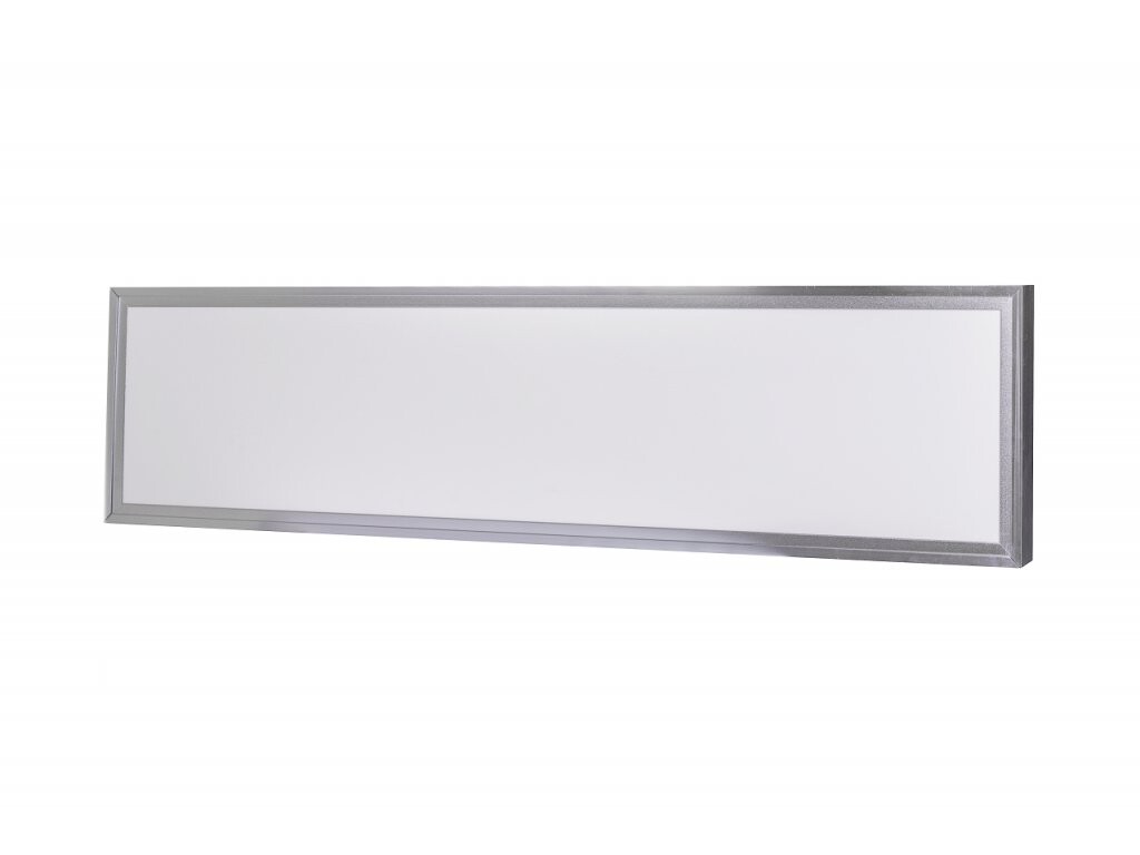 LED Solution Strieborný prisadený LED panel s rámčekom 30 x 120cm 16-35W CCT Premium 191387_191389