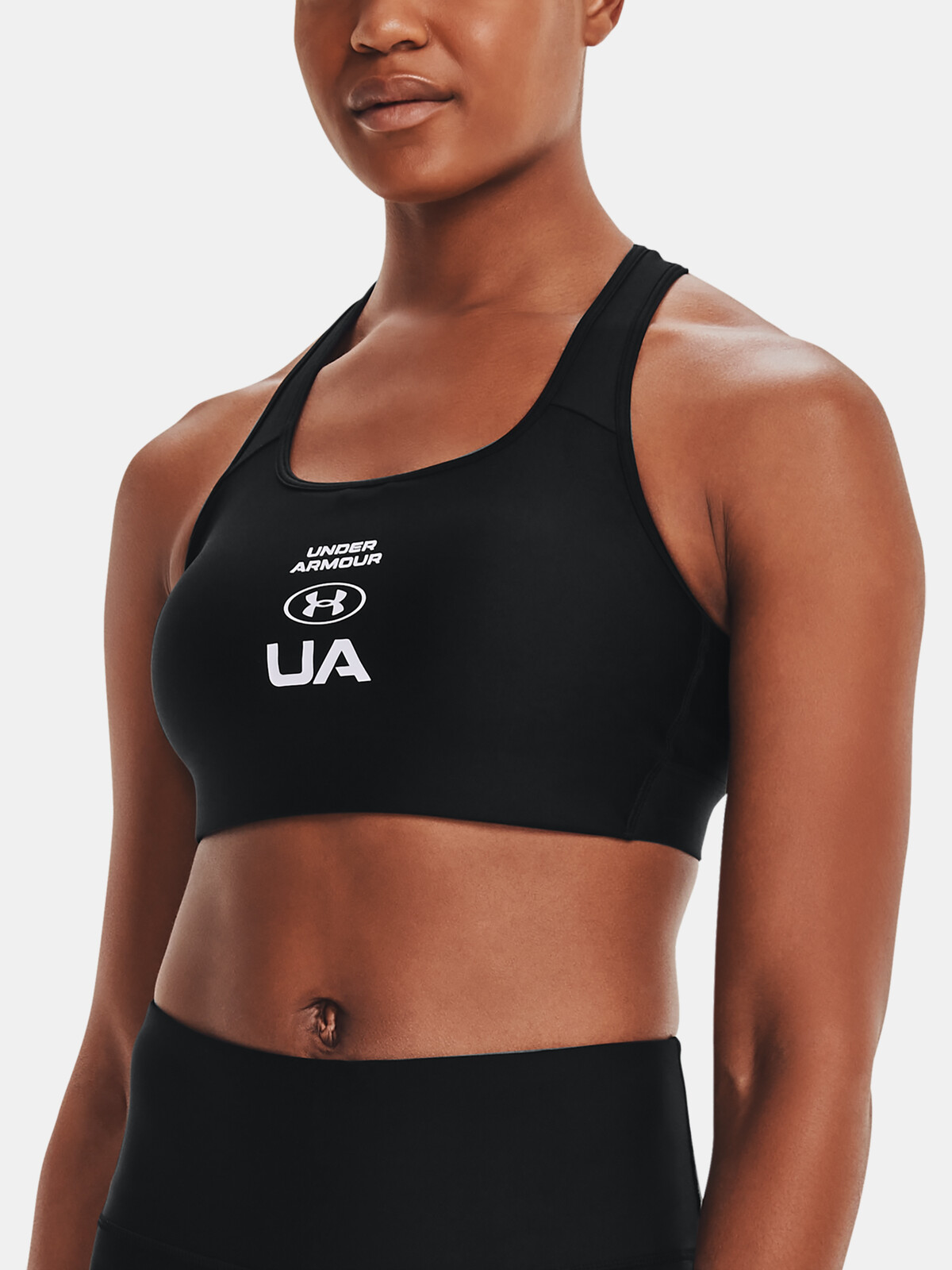 Under Armour Bra Crossback Graphic-BLK - Women's