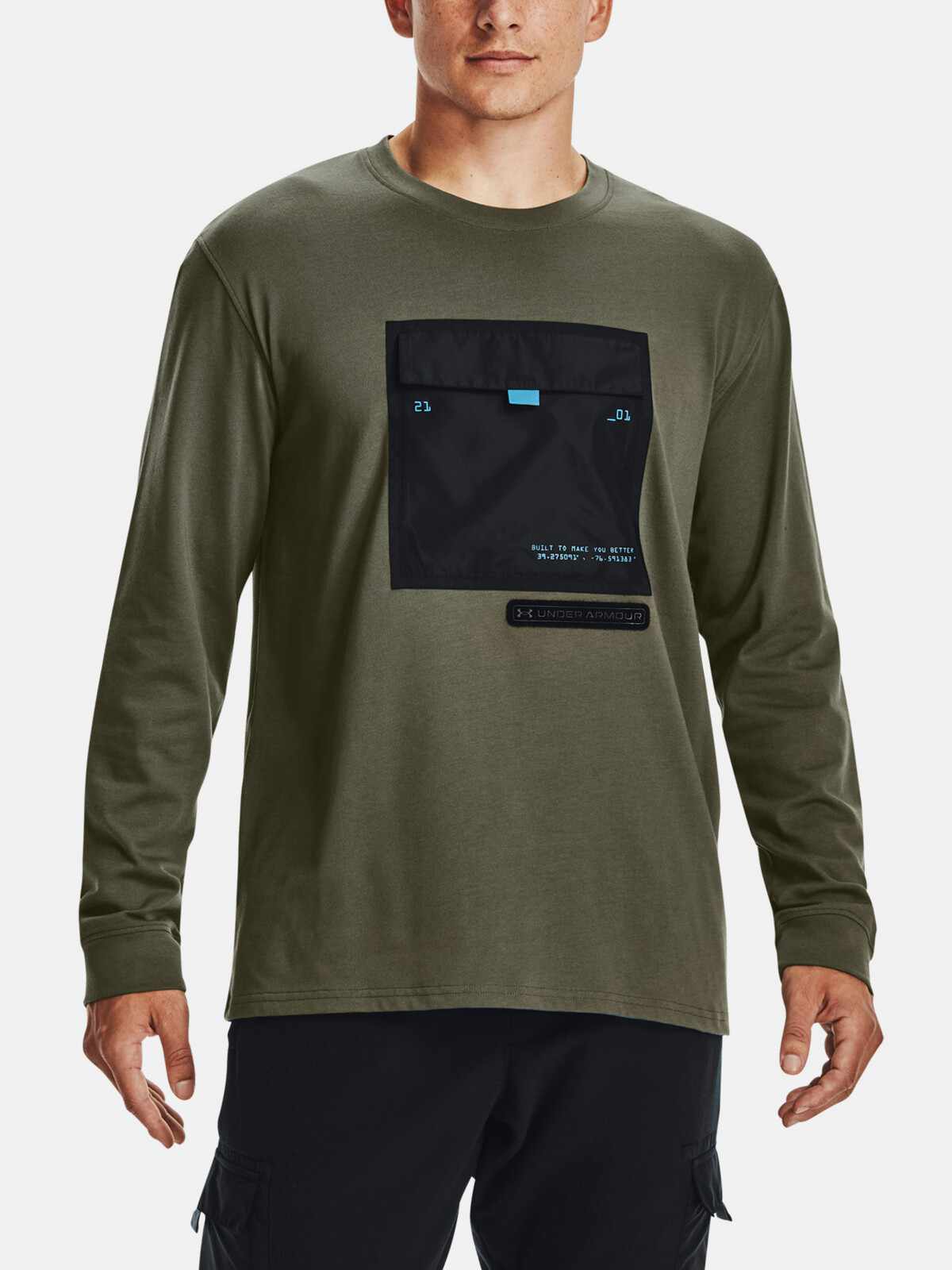 Under Armour T-shirt UA UTILITY LS-GRN - Men