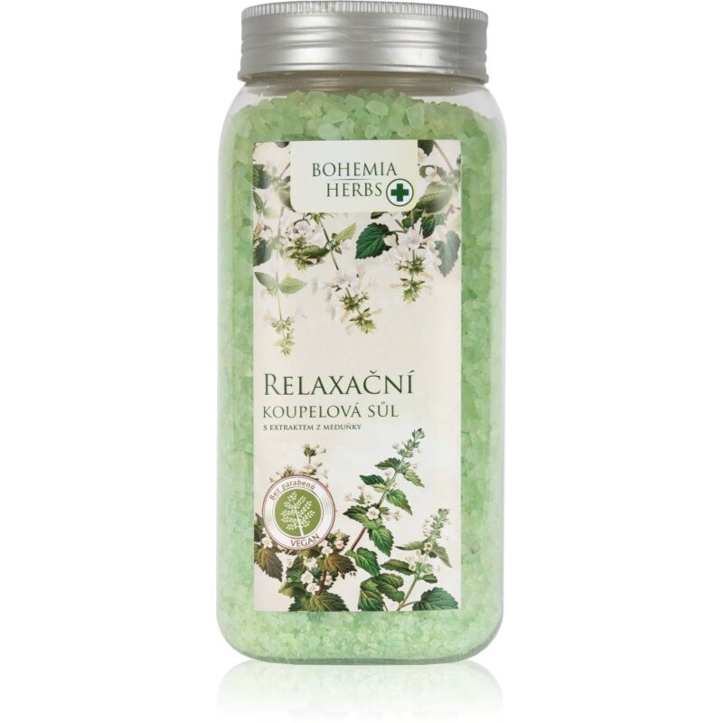 Bohemia Gifts & Cosmetics Bohemia Herbs Lemon Balm soľ do kúpeľa 900 g