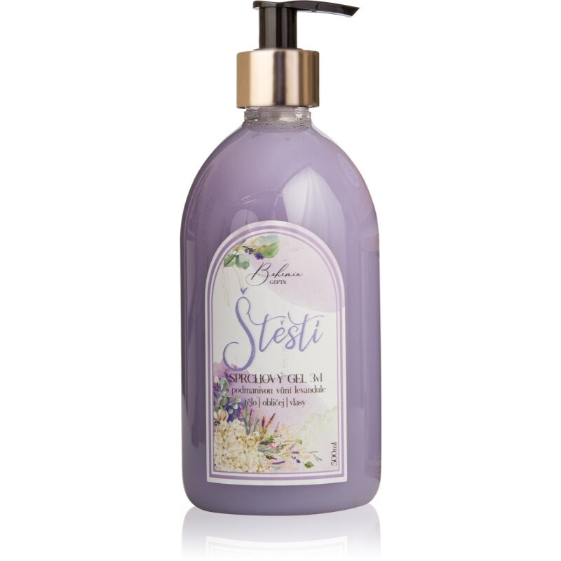 Bohemia Gifts & Cosmetics Domeček Štěstí sprchový gél 3v1 500 ml