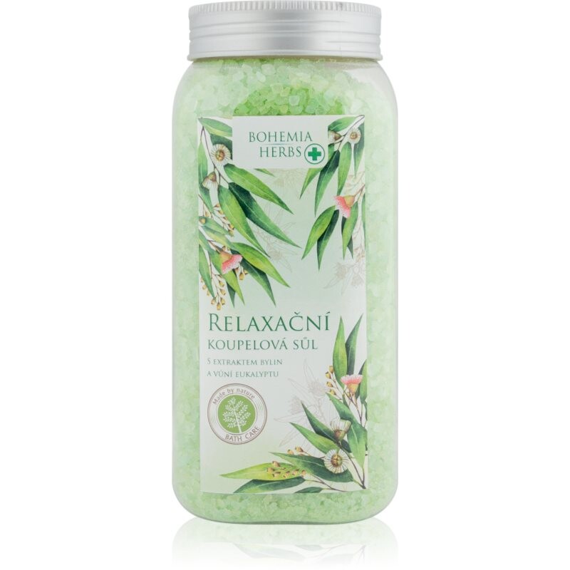 Bohemia Gifts & Cosmetics Bohemia Herbs Eucalyptus soľ do kúpeľa 900 g