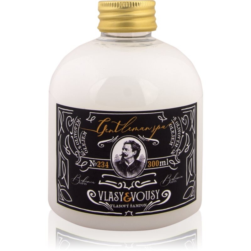 Bohemia Gifts & Cosmetics Gentleman Spa šampón na vlasy a fúzy 300 ml