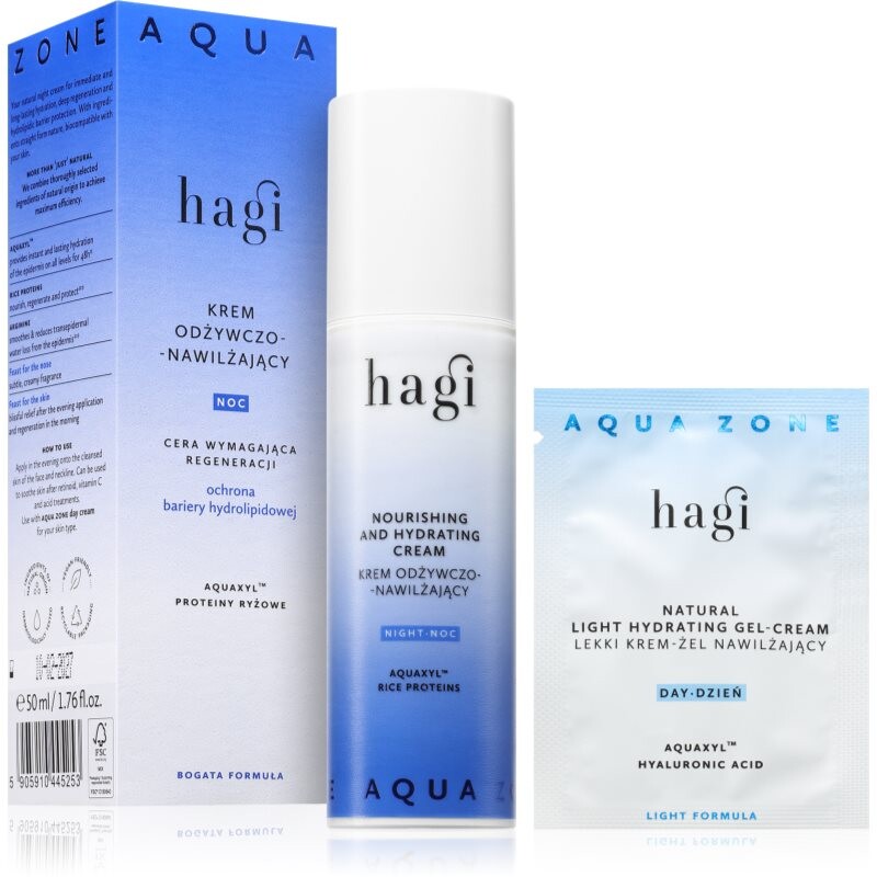 Hagi Aqua Zone nočný hydratačný krém s vyživujúcim účinkom 50 ml