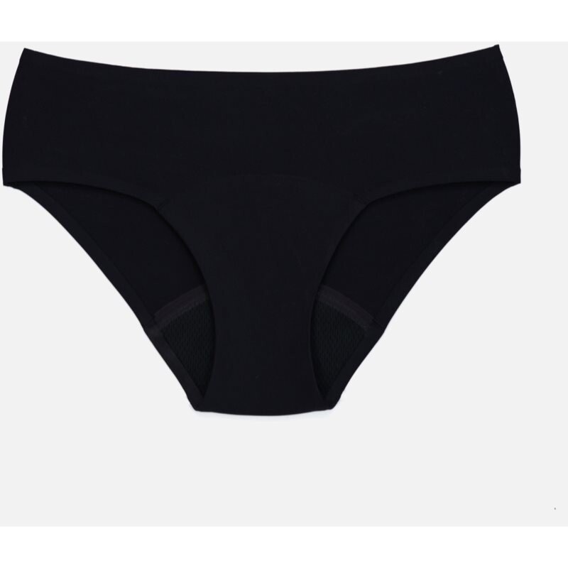 Snuggs Invisible Classic Black látkové menštruačné nohavičky 1 ks